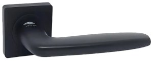 Ручка дверная KEDR R08-766 BLACK MAT (чёрный матовый)